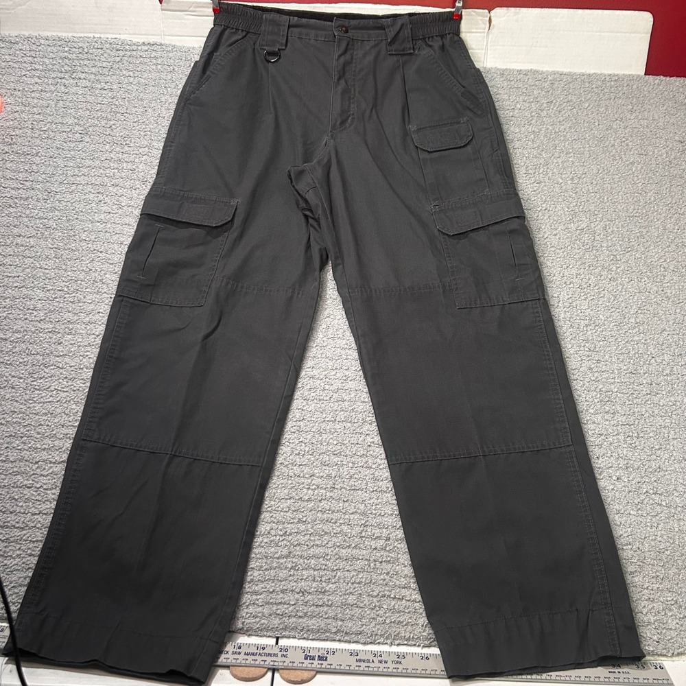 Propper Cargo Pants Tactical Ripstop 34/32 Grey Gorpcore Techwear Utility Hemmed